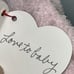 Ty Pluffies Love to Baby 2004 Tan Teddy Bear in Pink PJ's Baby Girl - 7 Tall