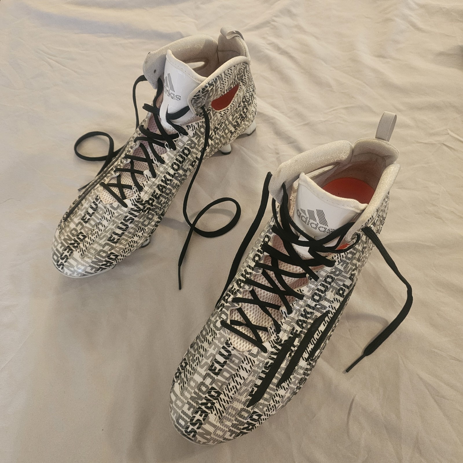 adidas adizero 5 Star 4.0 Football Cleat Men's Silver/Black C77963 NWOB