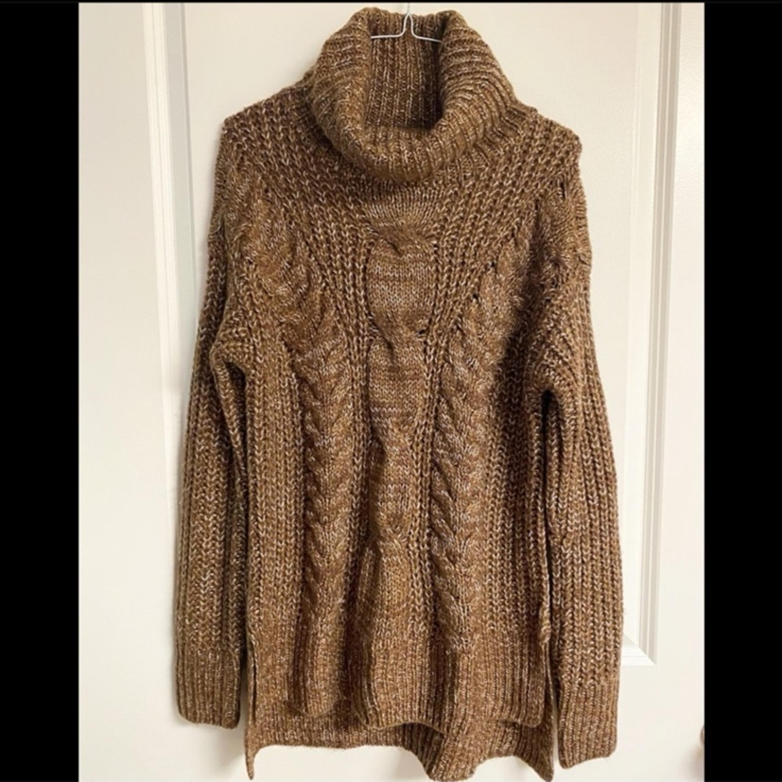 Universal Thread Brown Turtleneck Knit Sweater