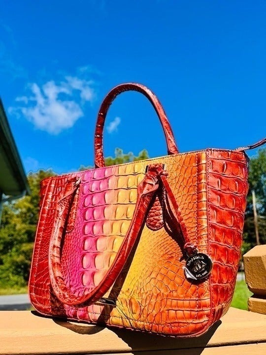 Brahmin Glam Ombre Satchel NWT