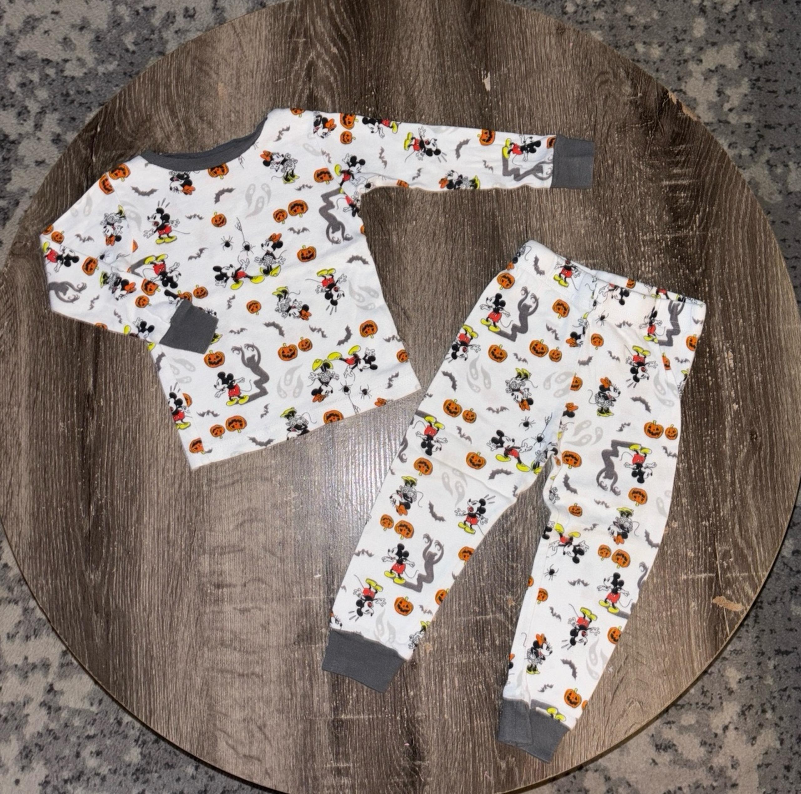 Disney Mickey Mouse Halloween Toddler 2 Piece Pajama Set