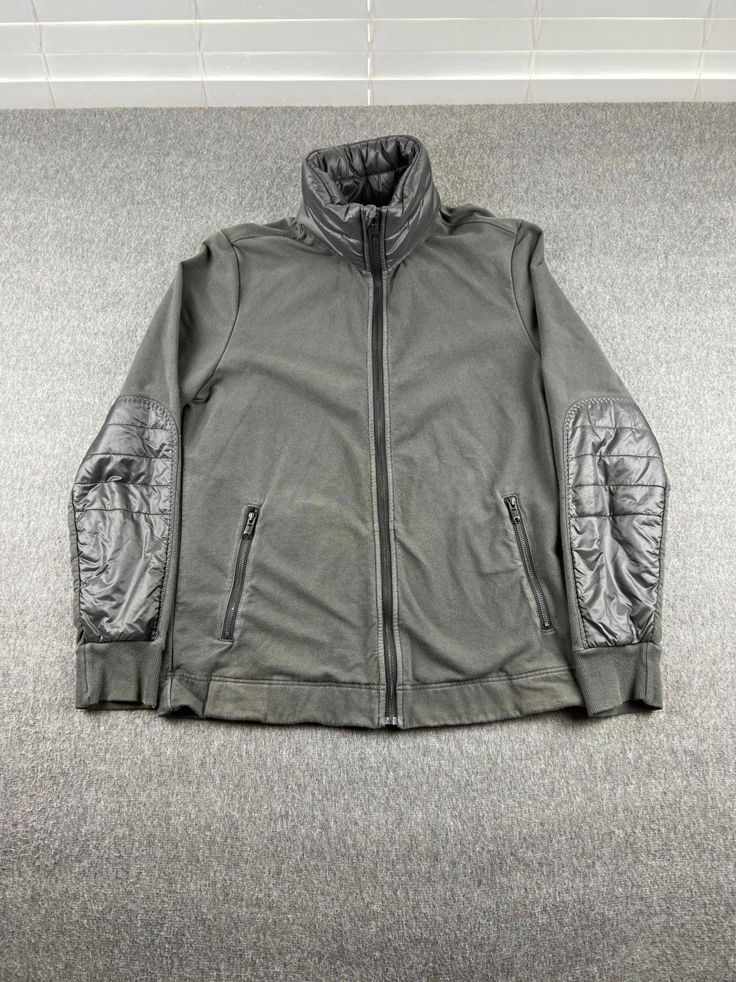 Lululemon Athletica Mens Gray Puffer Panel Full Zip Sz Large