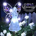 Solar Angel Garden Stake Lights - 2 Pack Angel Solar Lights Outdoor Garden