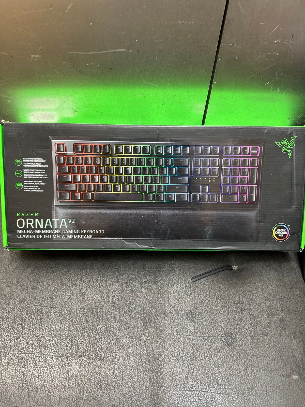 RAZER/ ORNATA V2/ MEMBRANE GAMING KEYBOARD