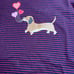 NWt talbots XS dog show dachshund weiner dog hound beagle corgi shirt top stripe