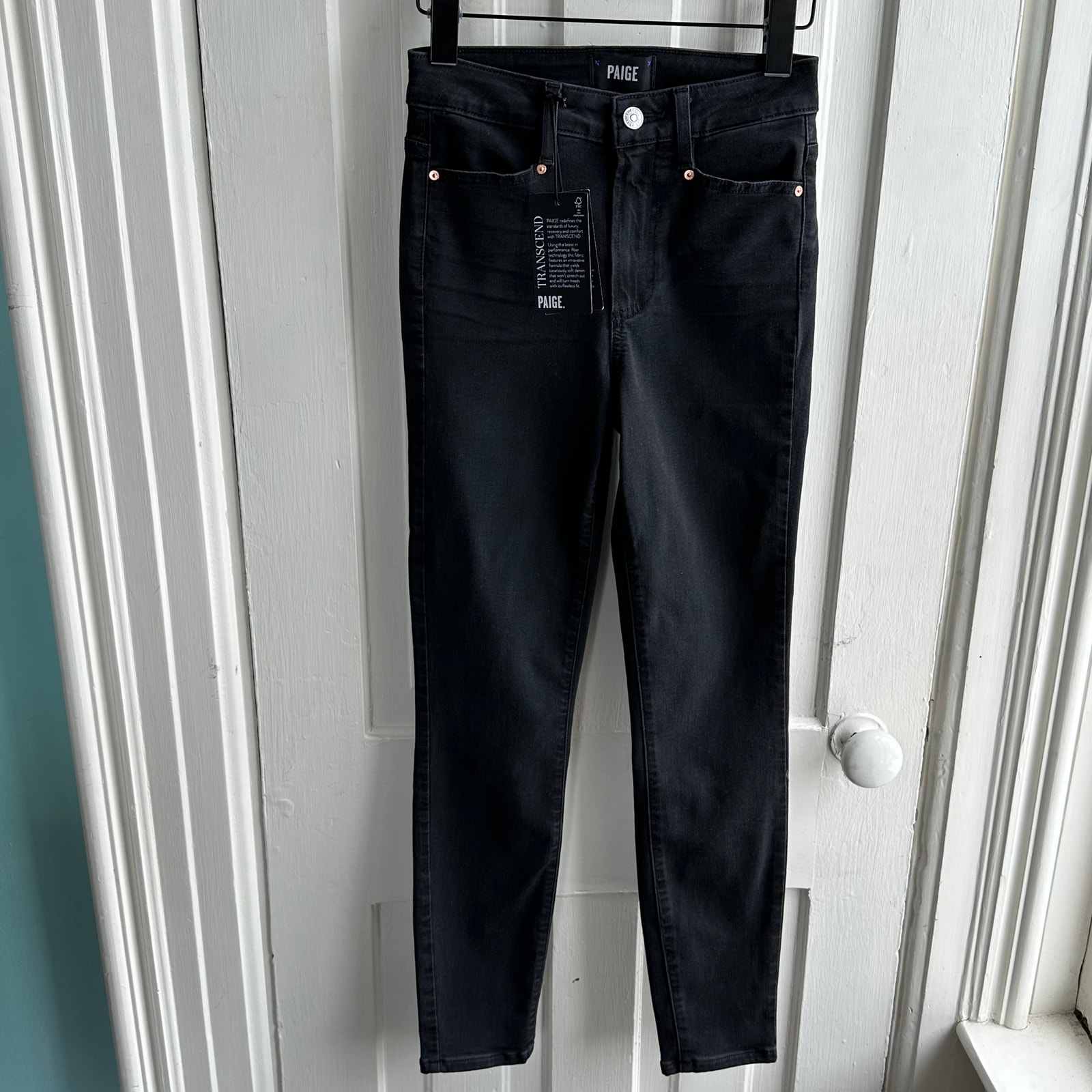 Paige Margo Super High Rise Ankle Skinny Jeans Mystic Night NWT