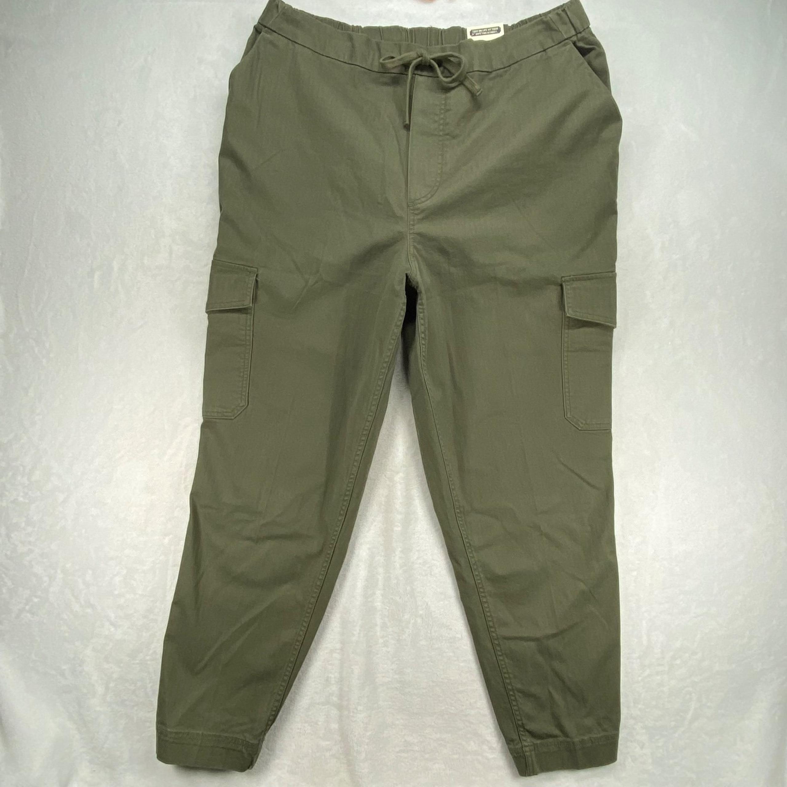 Duluth Trading Reserve Joggers Cinchable Waist Cargo Pants Plus Size 16W