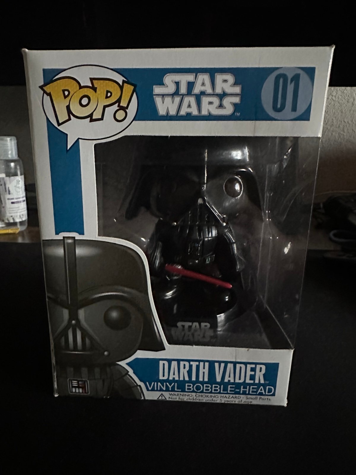 funko Pop! Vader 01 Star Wars large font 1st print