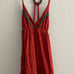 NEW ORANGE HALTER TOP TIE BACK