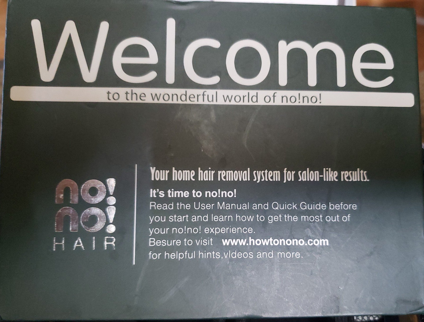 No! No! Hair Removal system
