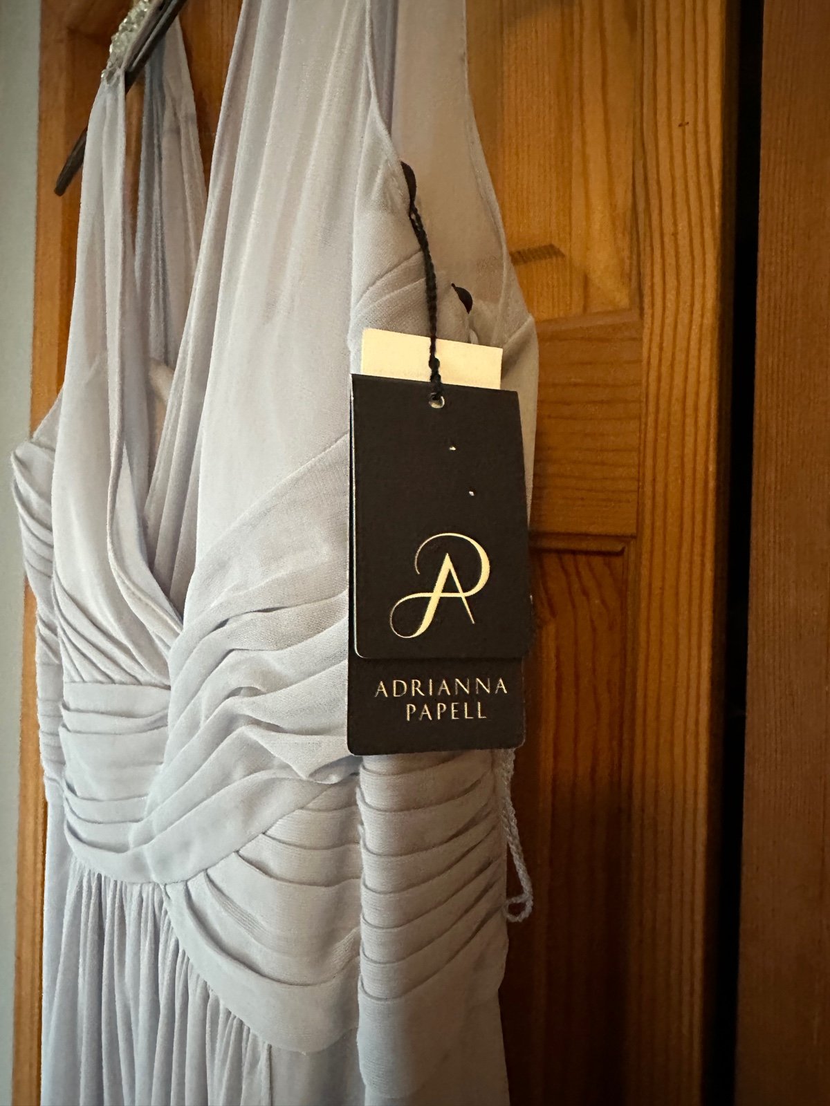 Adrianna Papell tulle gown dress