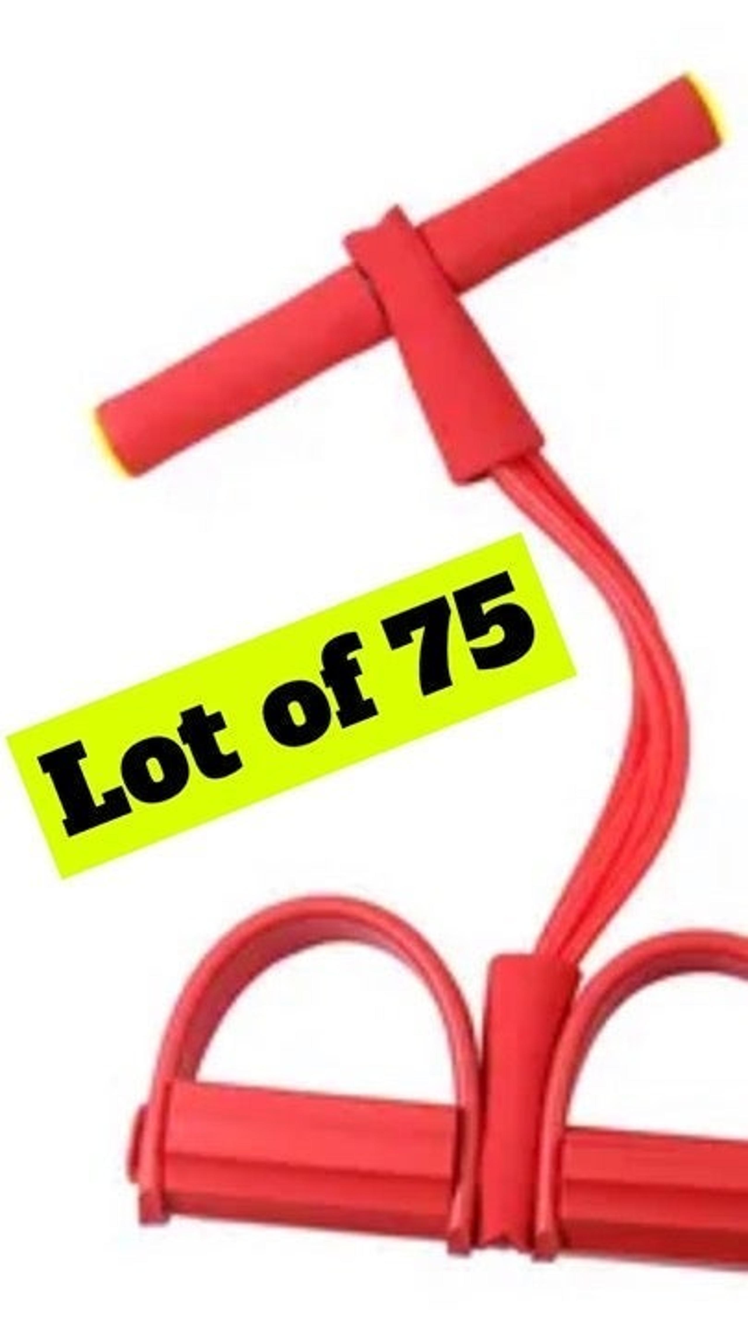 75 Fitness push pull pedal resistance bands