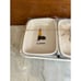 Rae Dunn Magenta Typeset Glamour Shine Charm Trinket Trays Organizer