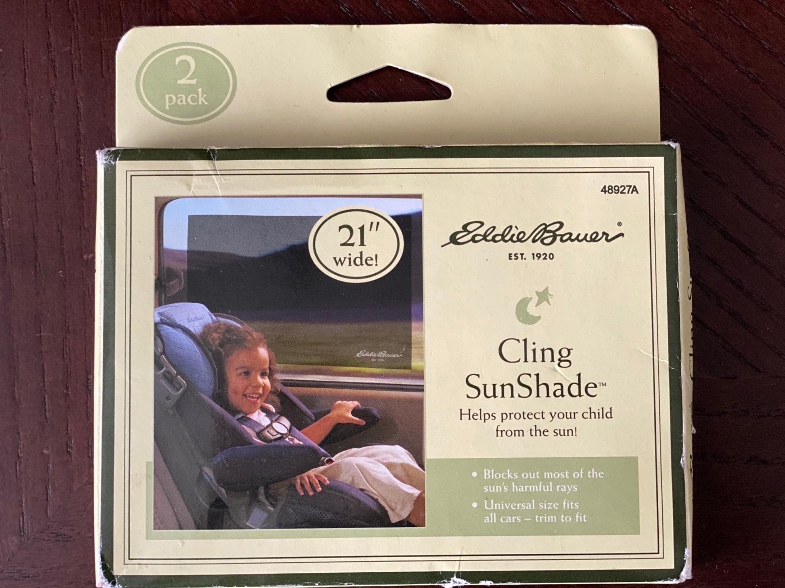 Eddie Bauer Cling Sunshade 2 piece 21” inch