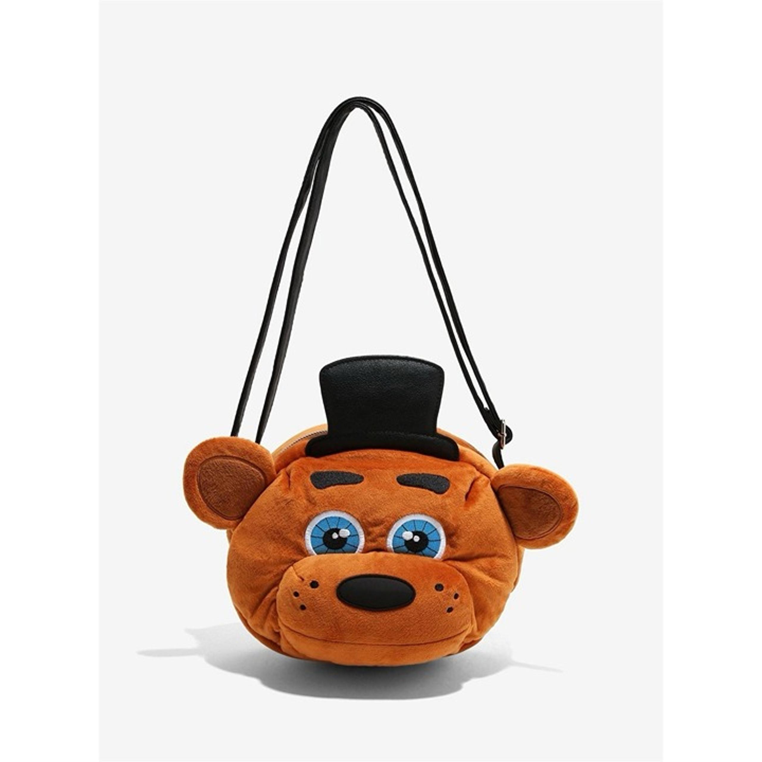Five Nights At Freddys FAZBEAR Plush Crossbody Bag Exclusive NEW! - Hot Topic