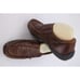 Roper Mens Brown Leather Ostrich Print Owen Slip-On Shoes Size 9