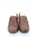 Roper Mens Brown Leather Ostrich Print Owen Slip-On Shoes Size 9