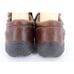 Roper Mens Brown Leather Ostrich Print Owen Slip-On Shoes Size 9