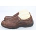 Roper Mens Brown Leather Ostrich Print Owen Slip-On Shoes Size 9