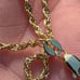 Solid Gold Necklace Rope Chain 10k 24