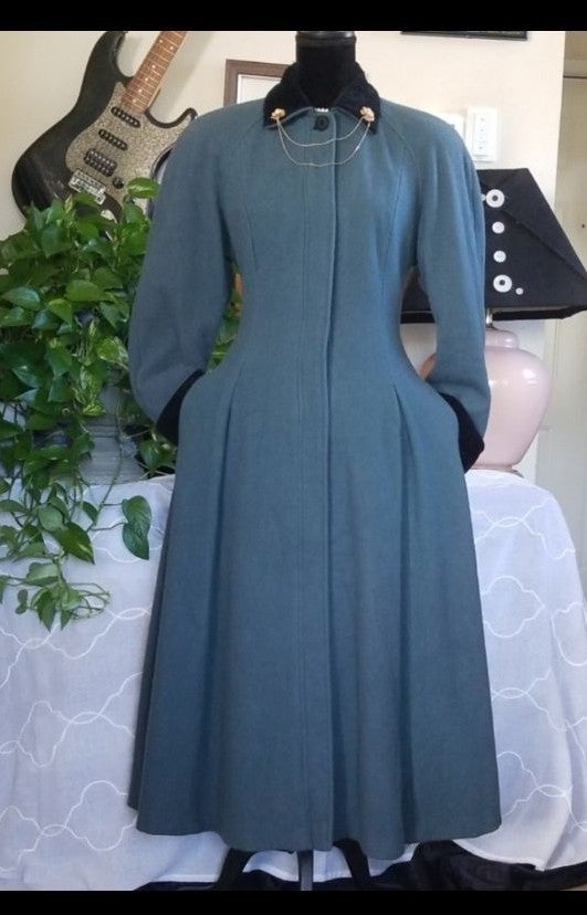 LAURA ASHLEY Wool Coat, Sz 10 (UK 12)
