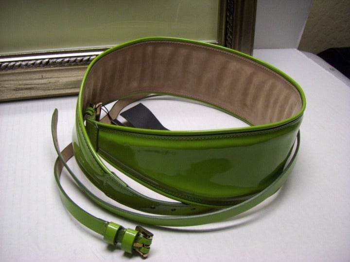 Burberry Neon Belts and Tiny Waists