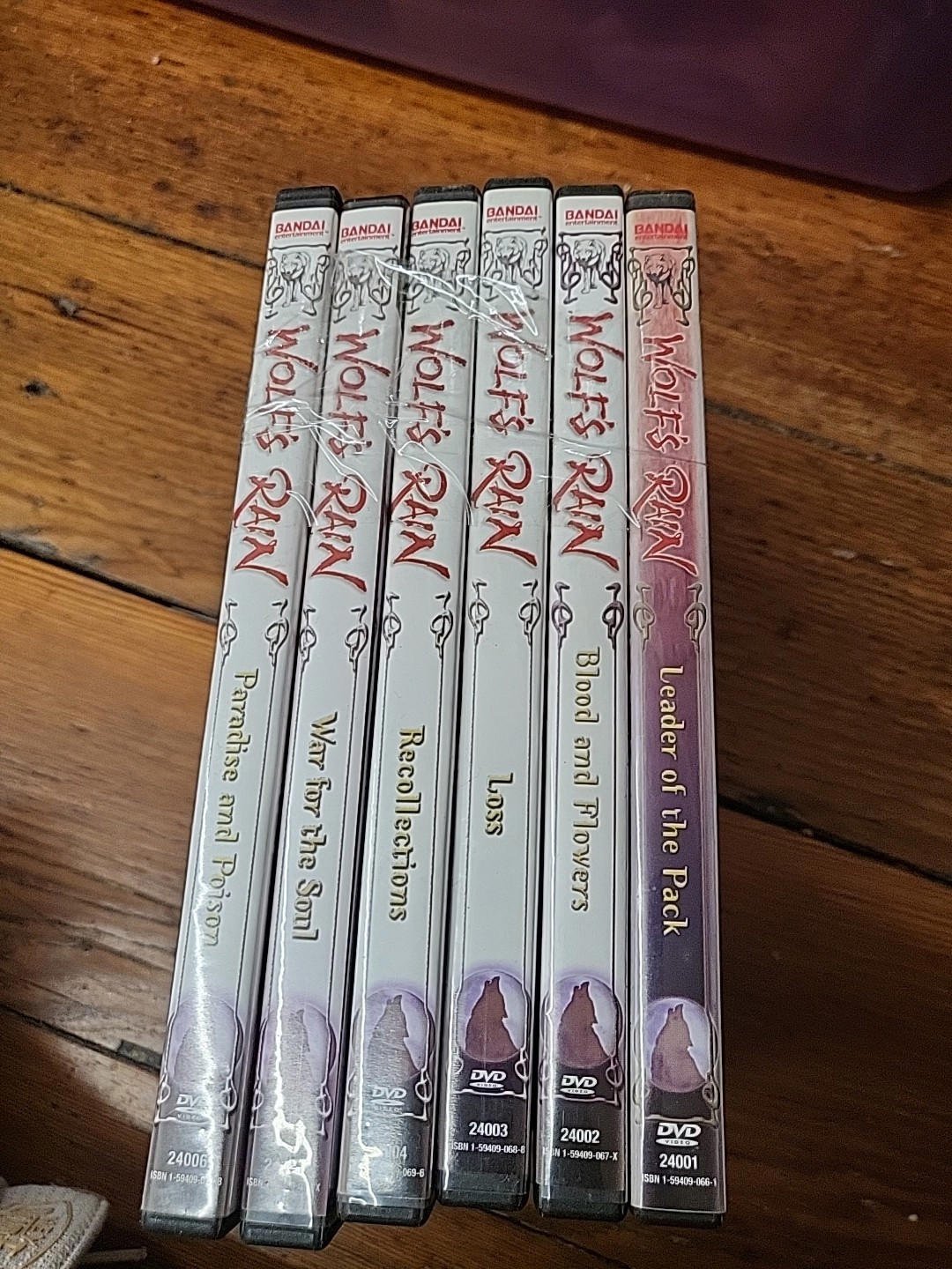 RARE Wolfs Rain - Collection (6 DVD, 2004, Anime LOT)