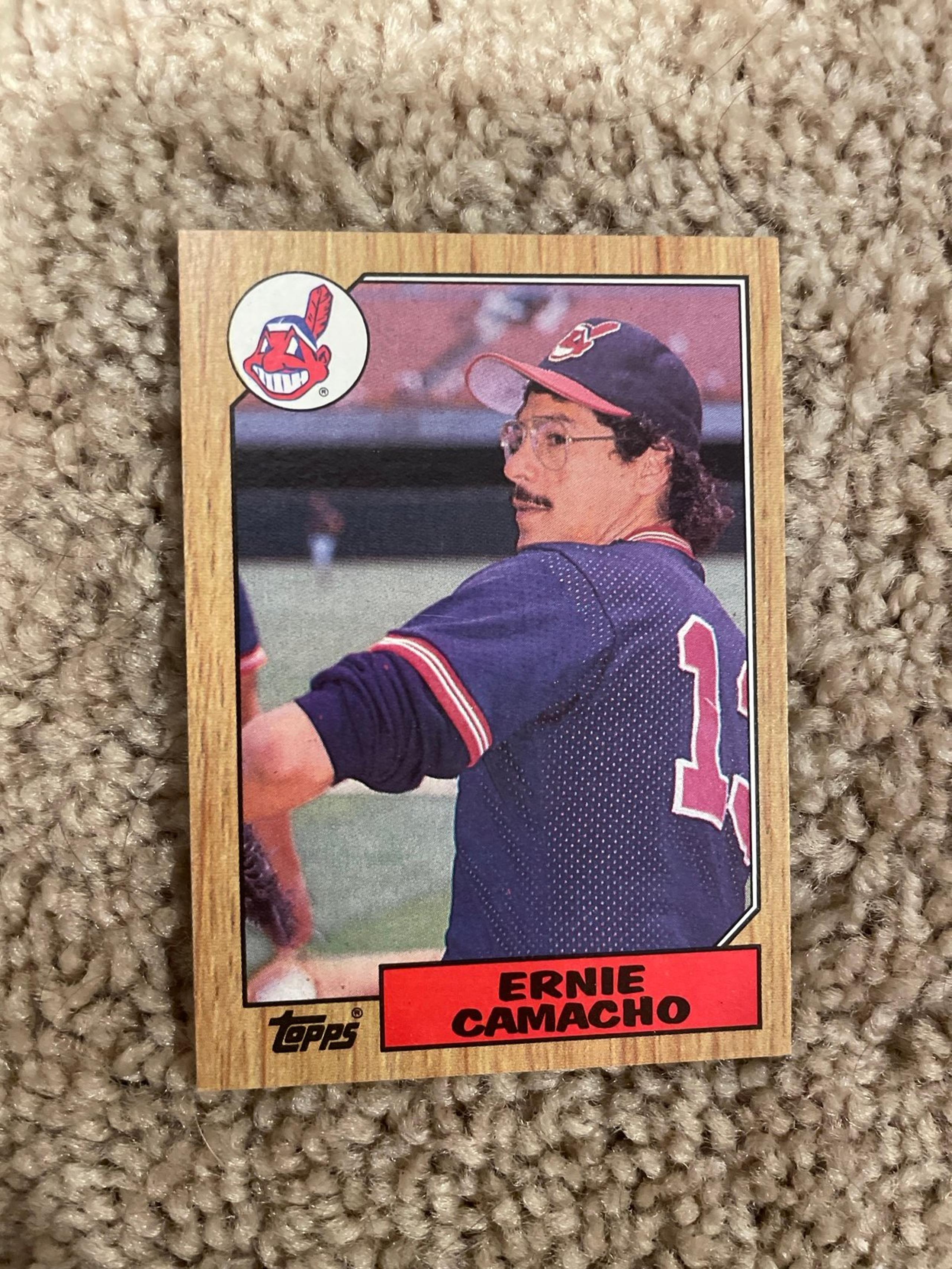 Ernie Camacho Baseball Topps Trading Card 1987