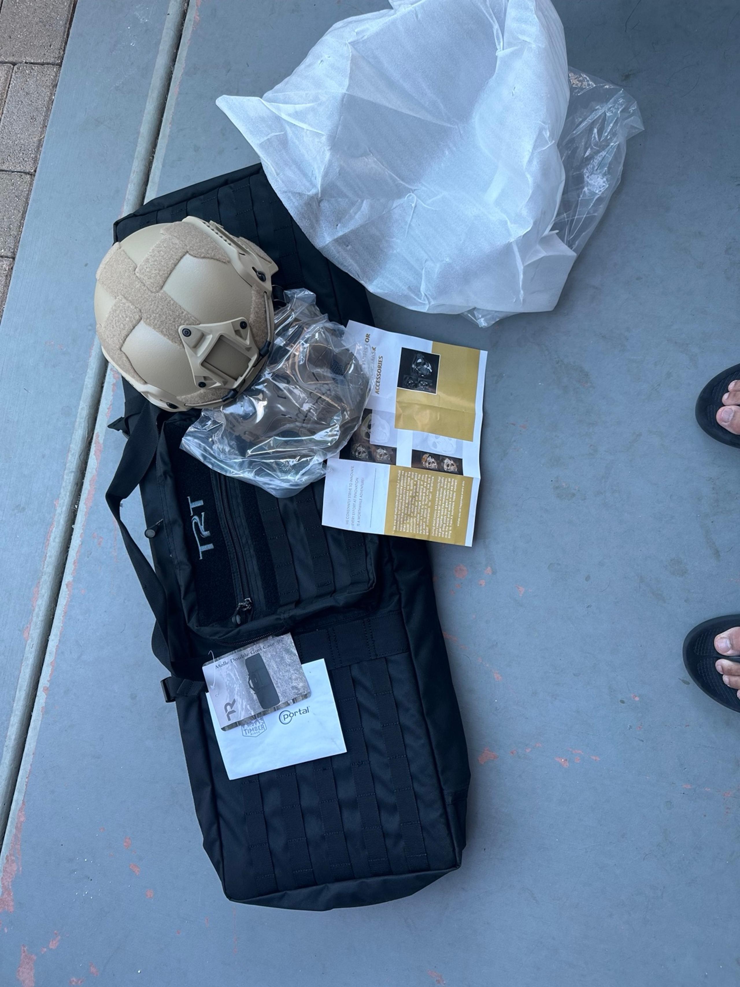 Bundle Sale-Tactical Mask & 36” Double Gun Bag