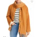 Aqua Outerwear Polyester WOOL Blend Coat Size LG NWT
