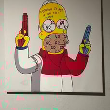 Homer Simpson supreme print
