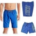NIKE Men's Logo Breaker 9 Volley Short / Swim Trunk Royal Blue Size XL NWT