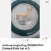 NWOT Set of 3 Anthropologie Anthropologie Dog BIOGRAPHY Canapé Plate Set of 3