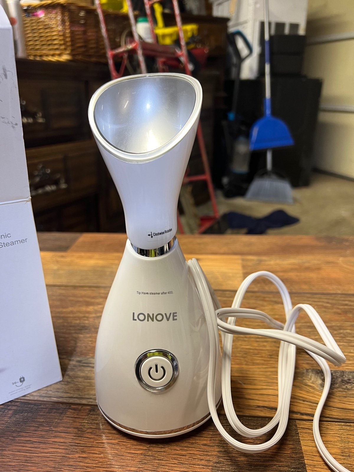 face steamer and blemish vacuum