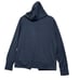 Quince Women's Flowknit Full-Zip Hoodie Navy Soft Lightweight Activewear Size MD