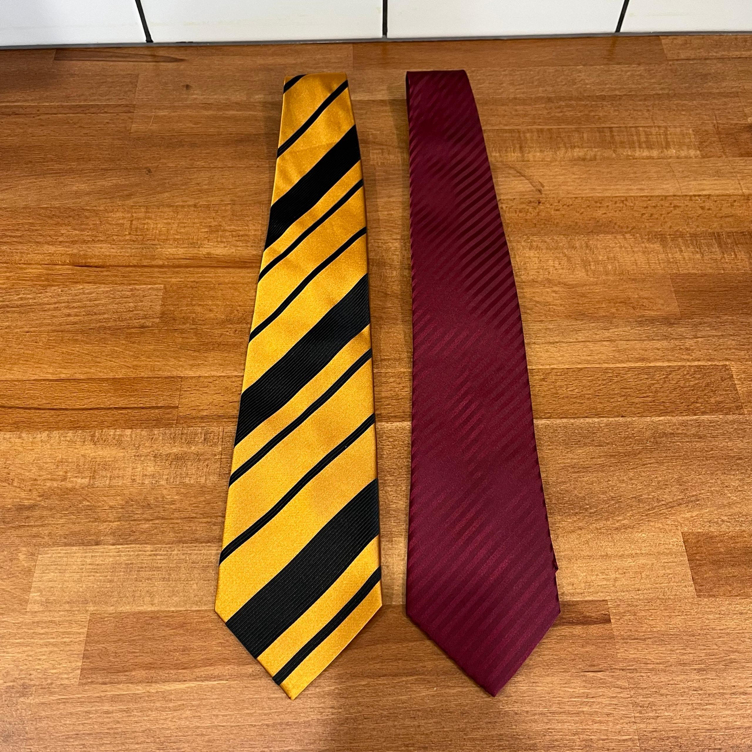Vesuvio Napoli Striped Mens Neck Tie 2 Tie Bundle
