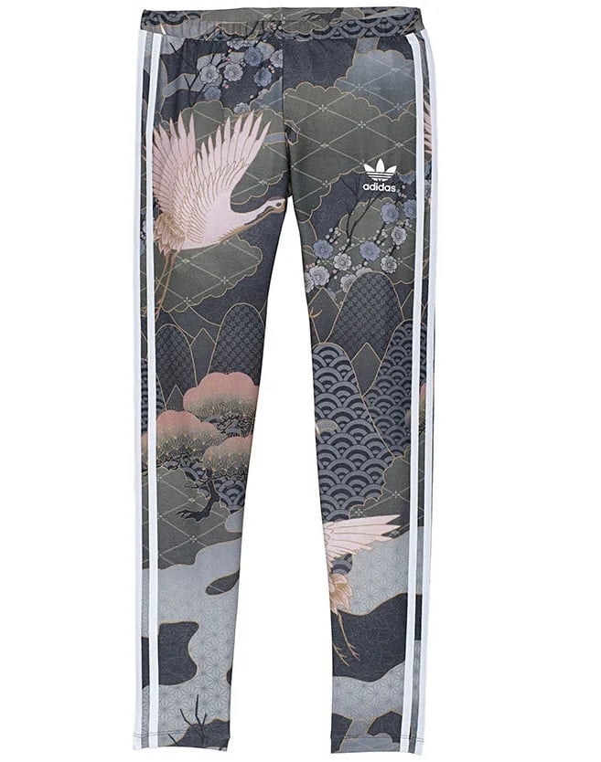 Adidas Originals Collab Kimono Print Leggings By Rita Ora