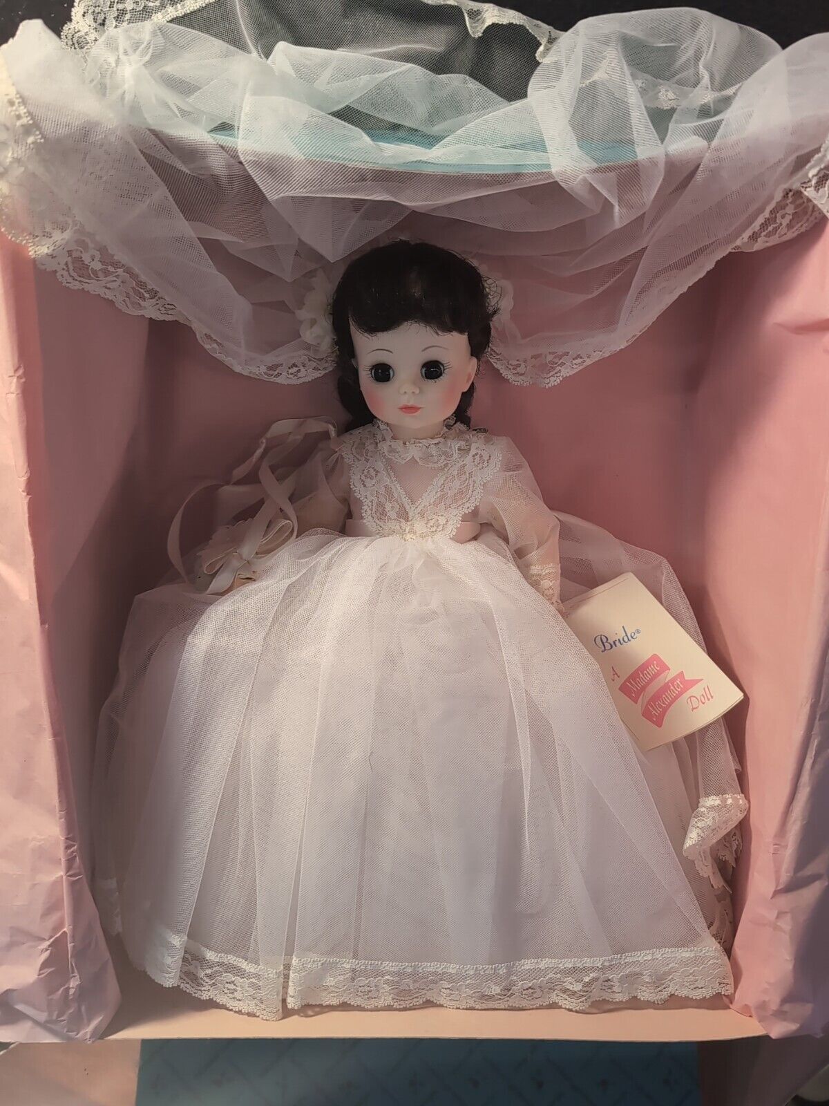Vintage IN BOX! Madame Alexander #1570 BRIDE DOLL 14”- Blonde Hair