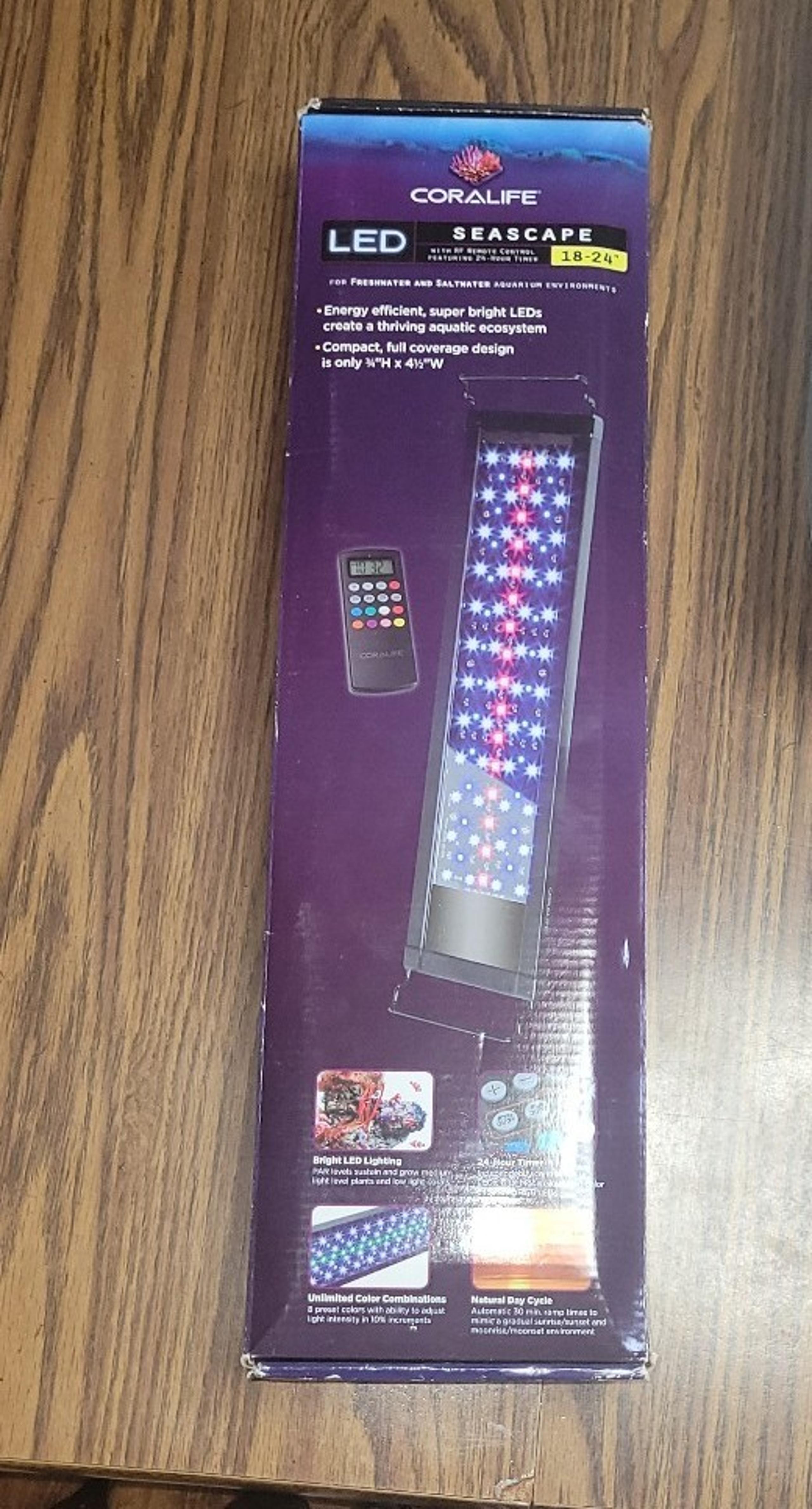 Coralife LED seascape 18-24 with remote