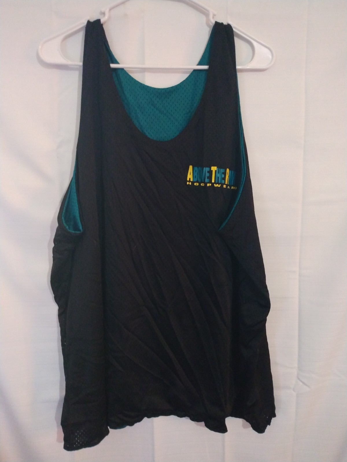 Vintage Reversible Above The Rim Hoopwear Basketball Jersey Shirt Tank Top