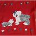 Vintage 80s Stefano Sportswear Cute Red Sheep Dog Sweater Tag Size Missing