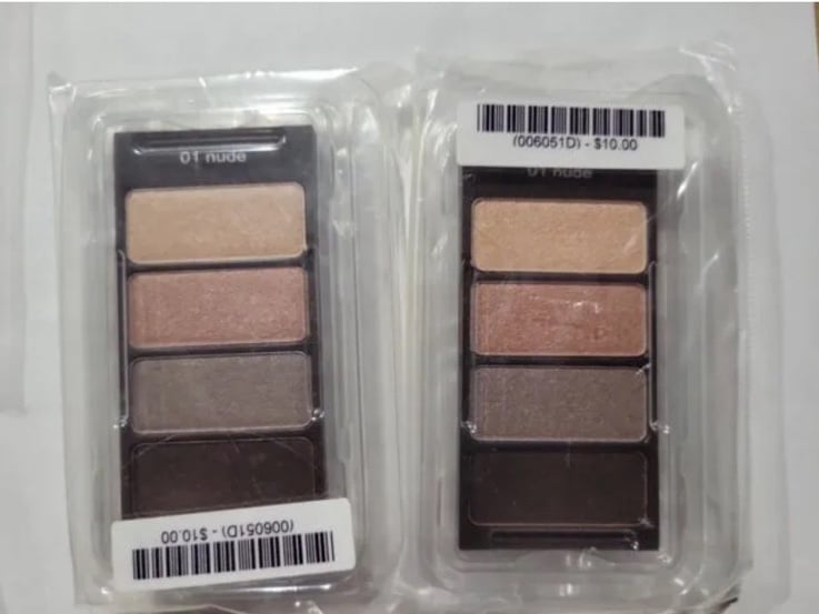 2-PACK CLARINS NUDE 4 Color Wet & Dry Eyeshadow Palette TSTRS - NEW!