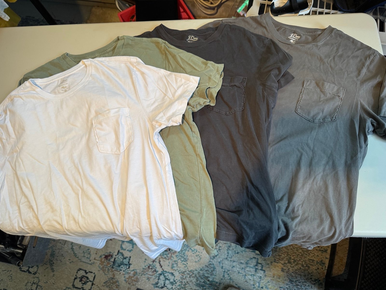 J.Crew Broken-in t-shirt bundle (4x men’s medium)