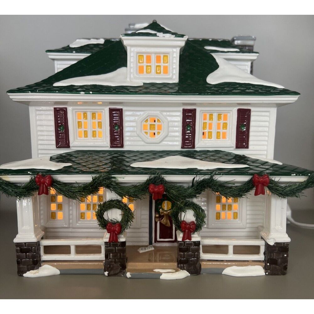 Dept 56 Snow Village The Original Crosby House Christmas Xmas Village Light Up