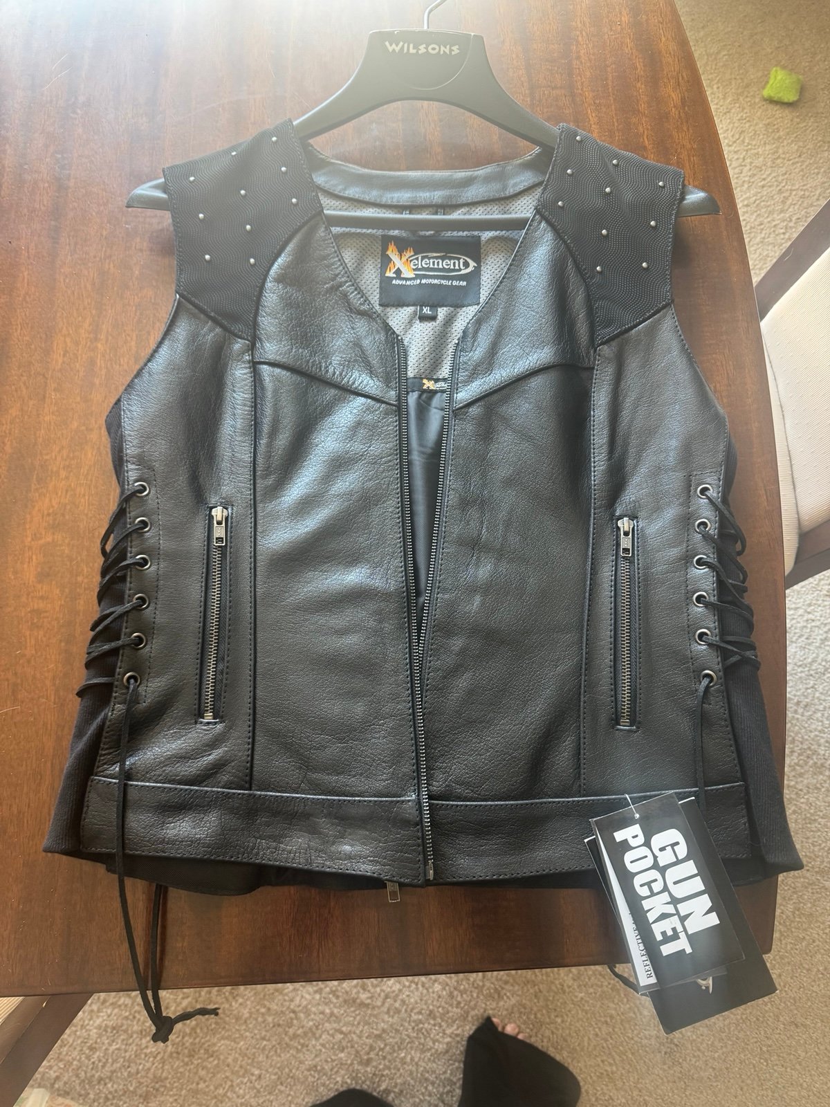Women’s Leather Vest