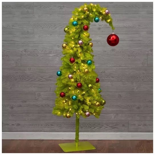 Whimsical Pre-Lit Christmas Tree - 5 ft