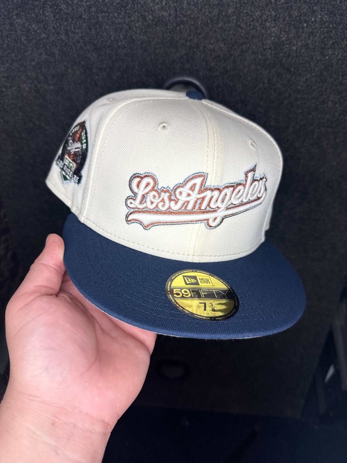 Los Angeles Dodgers New Era 5950 fitted hat size 7 3/8