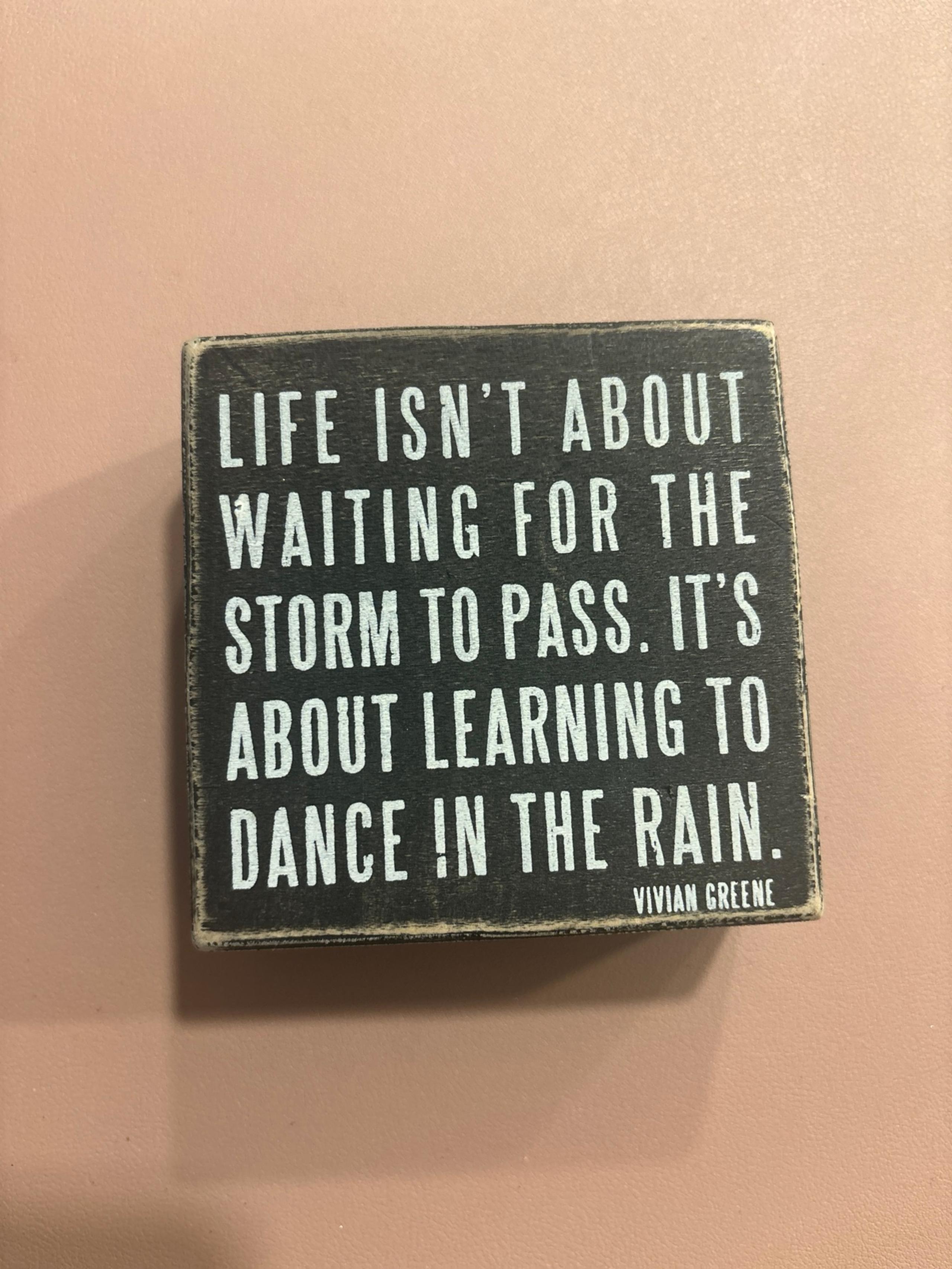Inspirational Decor Sign