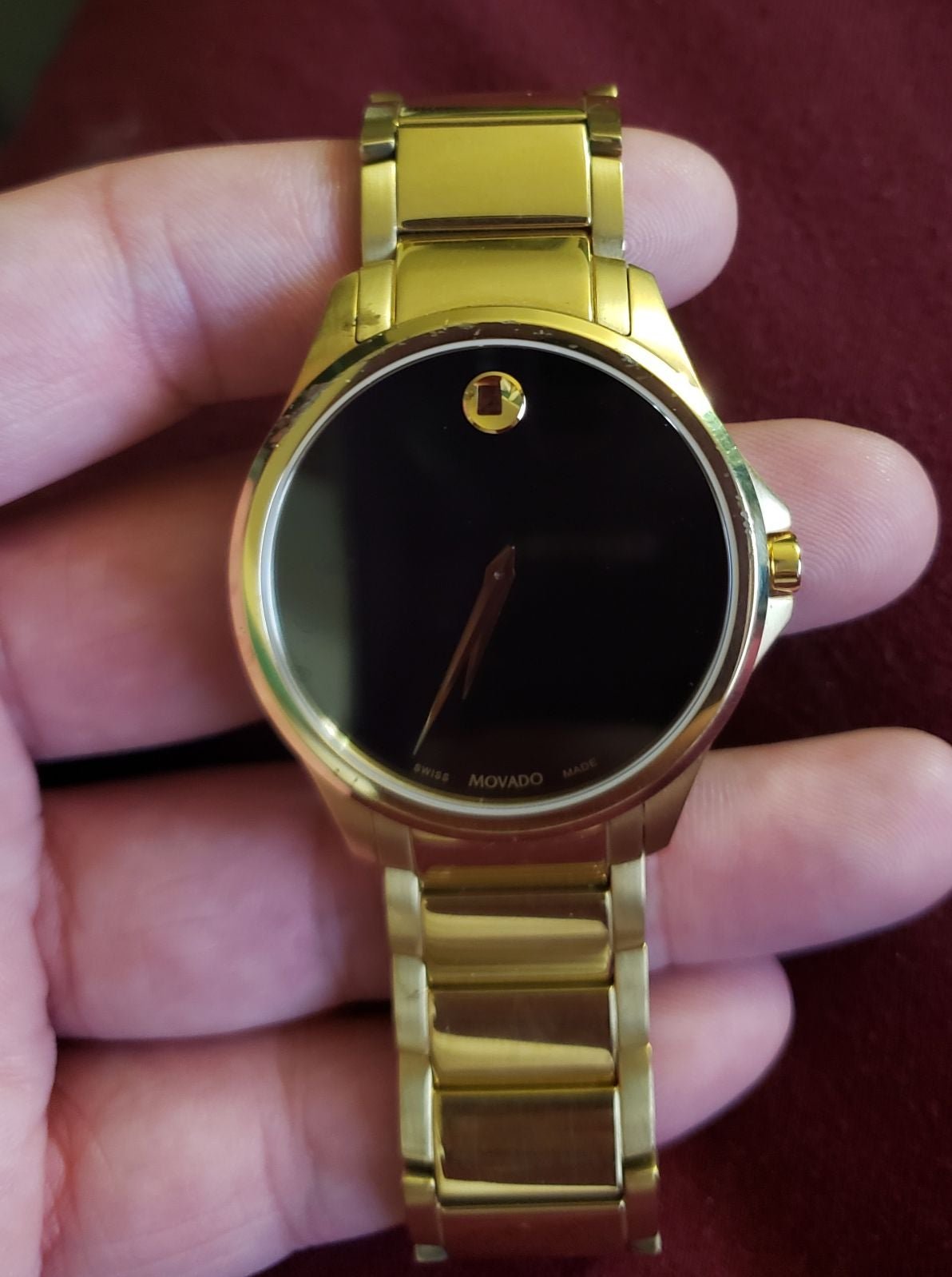 Movado Men's Ario GT 18kt Gold Watch