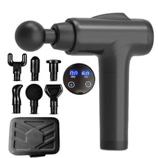 30 Speed Deep Percussion Massage Gun W/ FREE Storage Box & 6 FREE Massage Heads